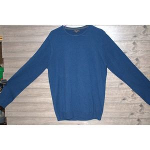 Men's Blue New Look Long Sleeve Pullover Sweater Size Large
